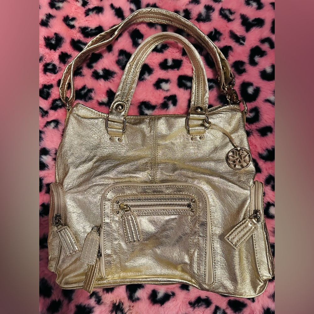The Sak from Nordstrom’s in Chic Light Gold Metallic 100% Leather